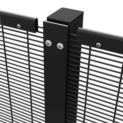 1.8*2.4m 358 Wire Mesh hàng rào Anti-Climb an toàn cao bột phủ Clear Vu