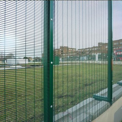 358 4,0mm chống leo núi an ninh hàng rào màu xanh lá cây màu xám PVC sơn kẽm