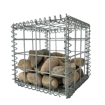 1x1x1m Ống thép hàn Gabion Box PE phủ