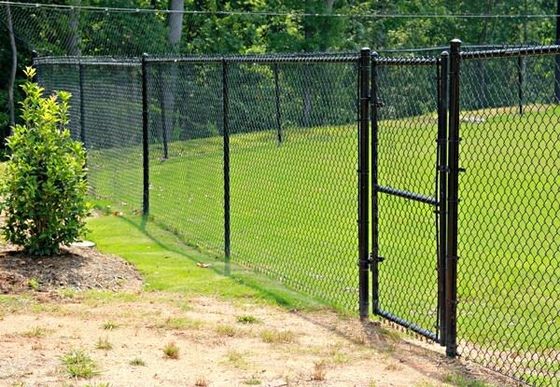 Đen Electro kẽm Cyclone Wire Mesh hàng rào bảng cho trò chơi thể thao
