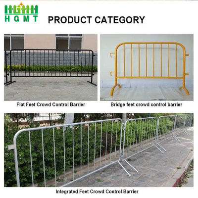 Bridge Foot 2m X 0.9m Metal Crowd Control Barriers Cho Lễ hội