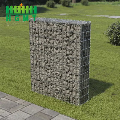 Lưu trữ tường sông bờ giàn Gabion hàn, Stone Gabion Cages 0.5mx0.5mx0.5m