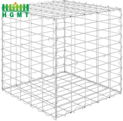 Thép kẽm 1mx0.5mx0.5m Gabion Wire Mesh Basket cho các bức tường hỗ trợ