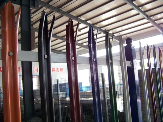 2.4m Metal Security Fencing / Galvanized Palisade Fencing Phần W