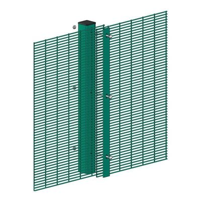 Clear View lớp phủ PVC 358 An ninh cao đường viền lưới hàng rào chống leo núi