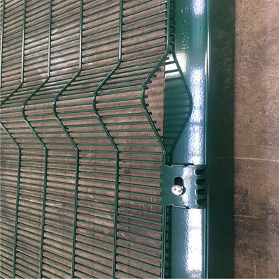 Lớp phủ bột bảo mật cao và hàng rào galvanized nhìn rõ hàng rào 358 hàng rào chống leo núi