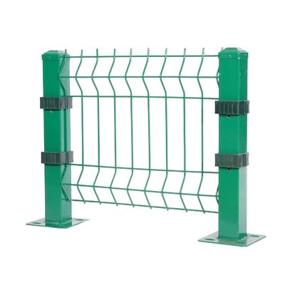Dễ dàng lắp ráp tùy chỉnh kim loại PVC phủ 3d V uốn cong hàn lưới sợi hàng rào tấm hàng rào cong