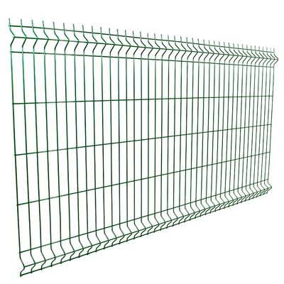 3D Curved Wire Mesh hàng rào dễ dàng lắp ráp tấm hàng rào vườn với lớp phủ PVC