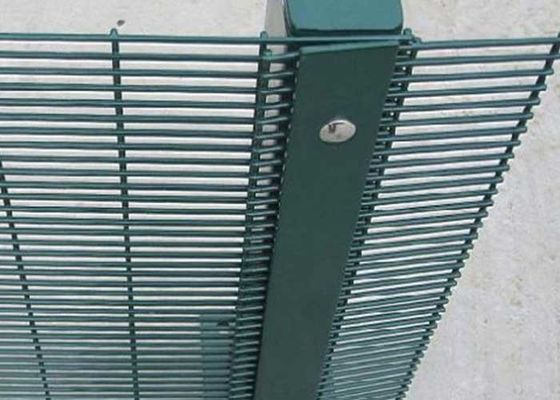 Quảng trường Post Flat Bar Ral6005 màu xanh lá cây chống leo hàng rào