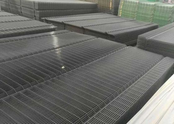 Đường cao tốc 60mm Post Anti Climb an ninh hàng rào OHSAS 358 lưới hàng rào