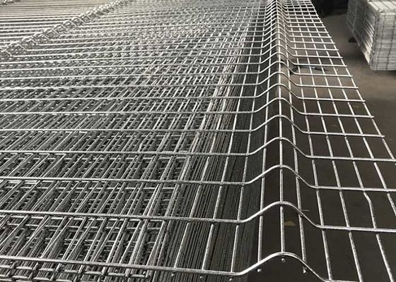 Square Post H3000mm Anti Climb Mesh hàng rào OHSAS Flat Bar Steel hàng rào