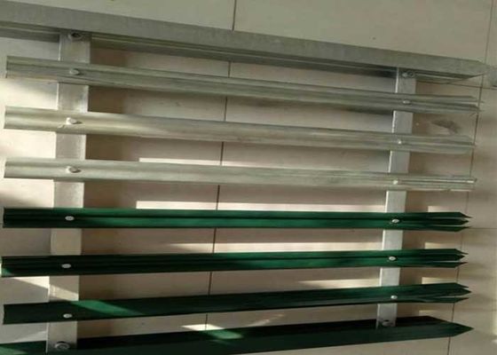 1200mm cao Galvanized Palisade hàng rào đầu ba đầu