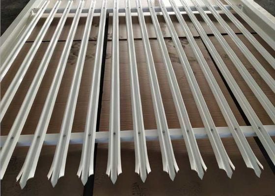 Thép kẽm cao 3.6M W Section Palisade Fencing Powder phủ