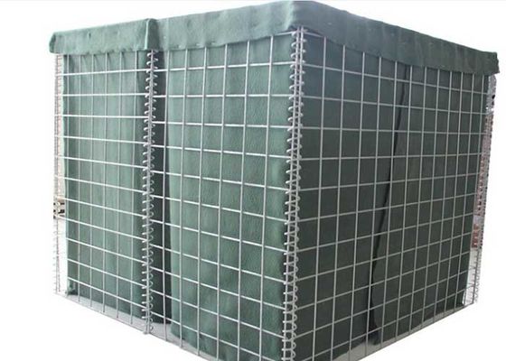 UV bảo vệ 75mmx75mm Gabion tường lưới giữ tường Gabion giỏ
