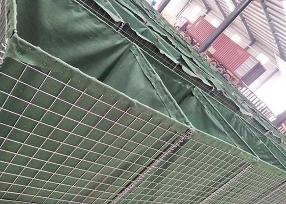 100 * 100mm Mesh Blast Wall Hesco Mil Blast Wall Basket