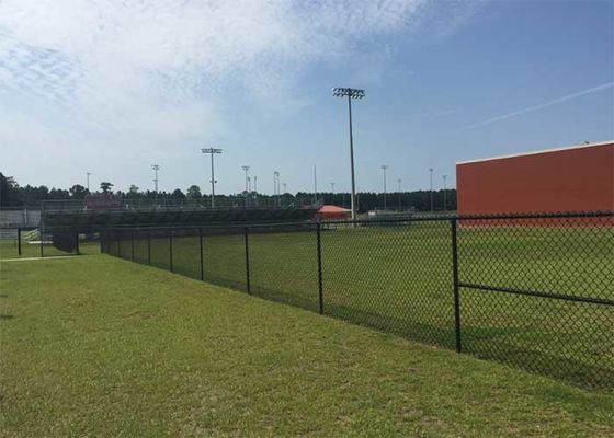 Bức tường vòng 1800mm phủ màu xanh lá cây dây chuyền liên kết hàng rào Chứng chỉ ISO