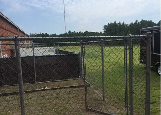 Stadium Cyclone Vinyl phủ hàng rào dây chuyền 4.0mm Wire Dia