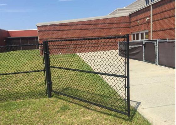 PVC nhựa phủ dây chuyền nối hàng rào 60 * 60mm lưới cho vườn