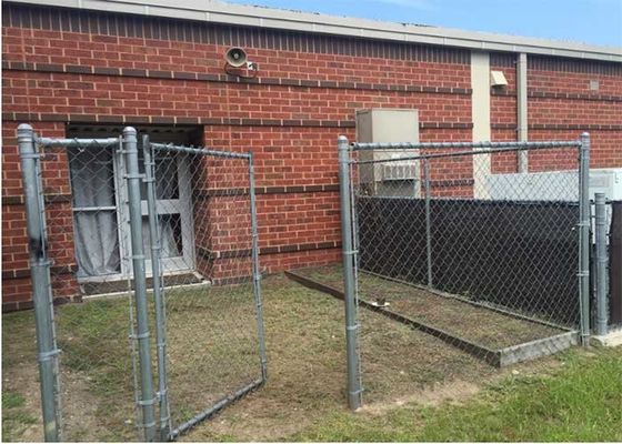 50 * 50mm kim loại dây chuyền dây chuyền hàng rào