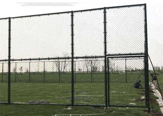 BWG8 đến BWG16 PVC kim cương lưới hàng rào 3mm Wire Chain Link hàng rào