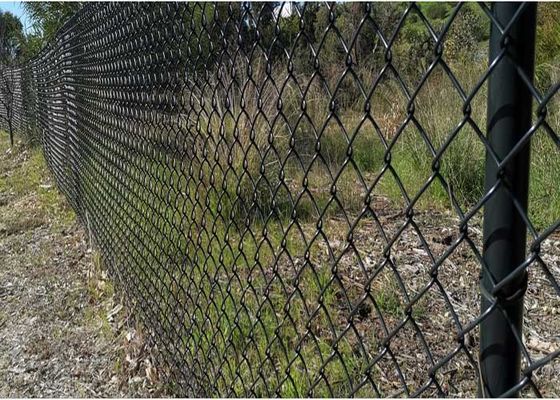 18 Gauge Đen PVC dây chuyền nối hàng rào