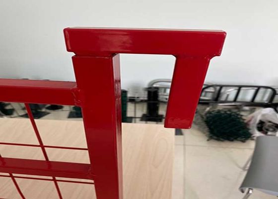 Vinyl phủ 6x10 feet Temp xây dựng hàng rào