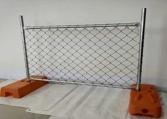 Sắt di động dây chuyền liên kết xây dựng hàng rào 100 * 100mm tiêu chuẩn Mỹ