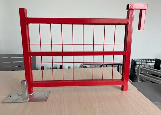 Bụi phủ 8ft hàn hàng rào dây 8ft * 9.5ft hàng rào tháo rời
