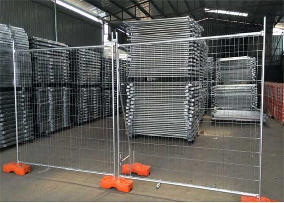 Cửa hàng an ninh tạm thời điện galvanized 3.2mm dây bao quanh hàng rào tuần tra