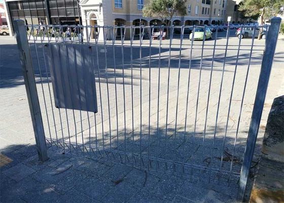 BRC 5mm Roll Top Weld Mesh hàng rào đắm nóng