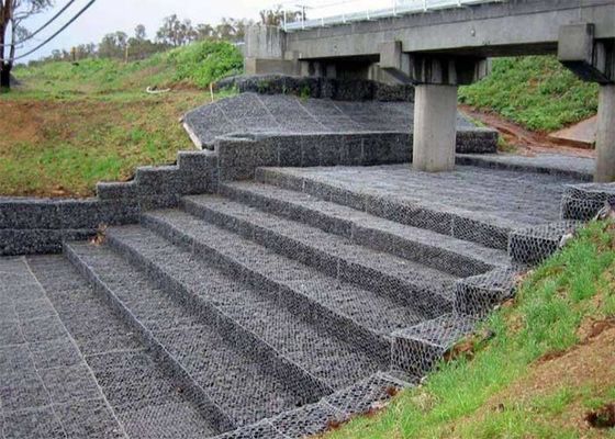 Q195 Khung 1m Gabion hàn giỏ Gabion hàn lưới