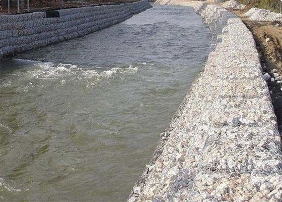 Khung kim loại H2m Hệ thống hàng rào Gabion 1m 1,5m Độ rộng