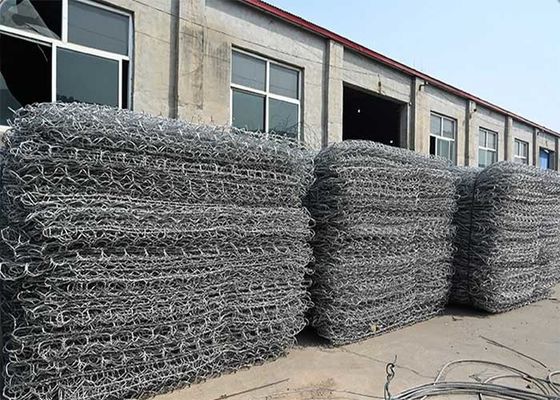 Kiểm soát xói mòn Cửa hàng đá Gabion nhựa ISO14001