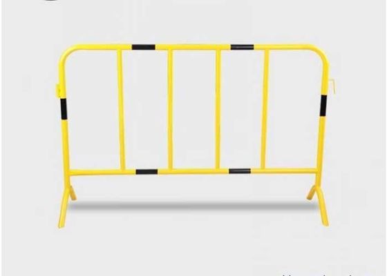 ISO9001 1.1x2.1m Metal Crowd Control Barriers Heavy Duty hàng rào an toàn đường bộ