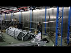 Tủ trưng bày hàng rào chống trèo màu xanh lá cây sơn tĩnh điện